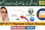 BISP 8171 Payment Check Online Discreet